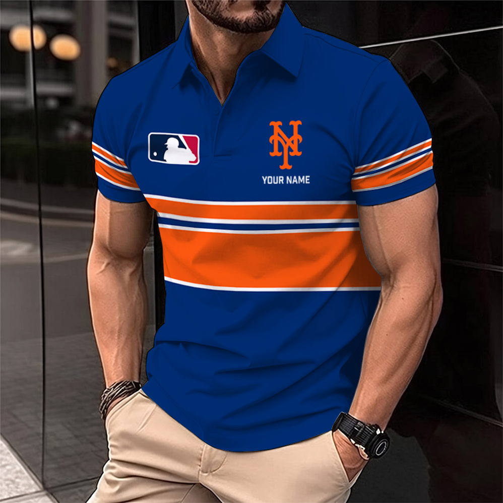 [FLASH SALE] NEW CUSTOMIZED MLB17 NYM NEW YORK METS POLO SHIRT