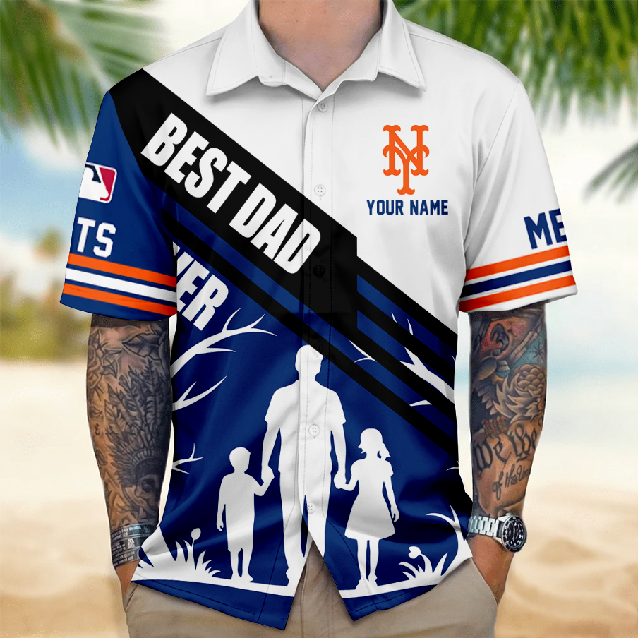 LIMITED EDITION - NEW CUSTOMIZED MLB17 NYM NEW YORK METS UNISEX HAWAIIAN SHIRT