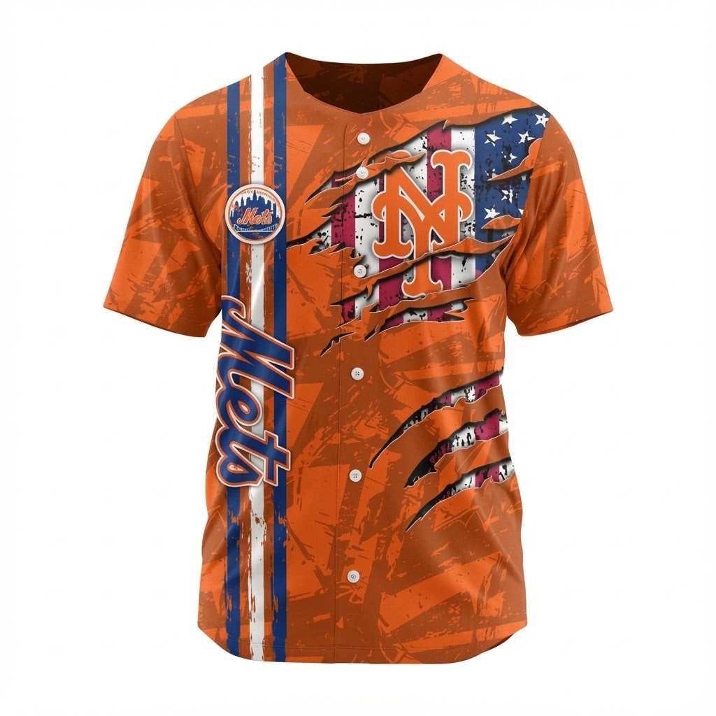 LIMITED EDITION - NEW CUSTOMIZED MLB17 NYM NEW YORK METS BASEBALL JERSEY
