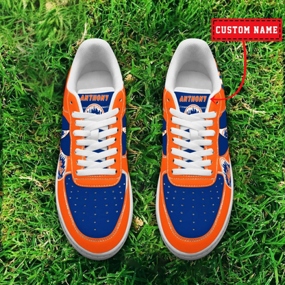 [FLASH SALE] NEW CUSTOMIZED MLB17 NYM NEW YORK METS AF1 SHOES