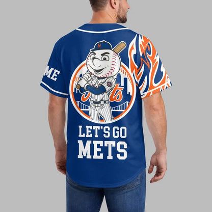 [FLASH SALE] NEW CUSTOMIZED MLB17 NYM NEW YORK METS BASEBALL JERSEY