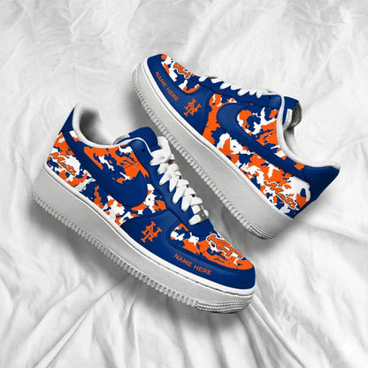 [FLASH SALE] NEW CUSTOMIZED MLB17 NYM NEW YORK METS AF1 SHOES