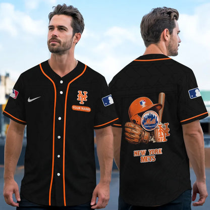 LIMITED EDITION - NEW CUSTOMIZED MLB17 NYM NEW YORK METS BASEBALL JERSEY