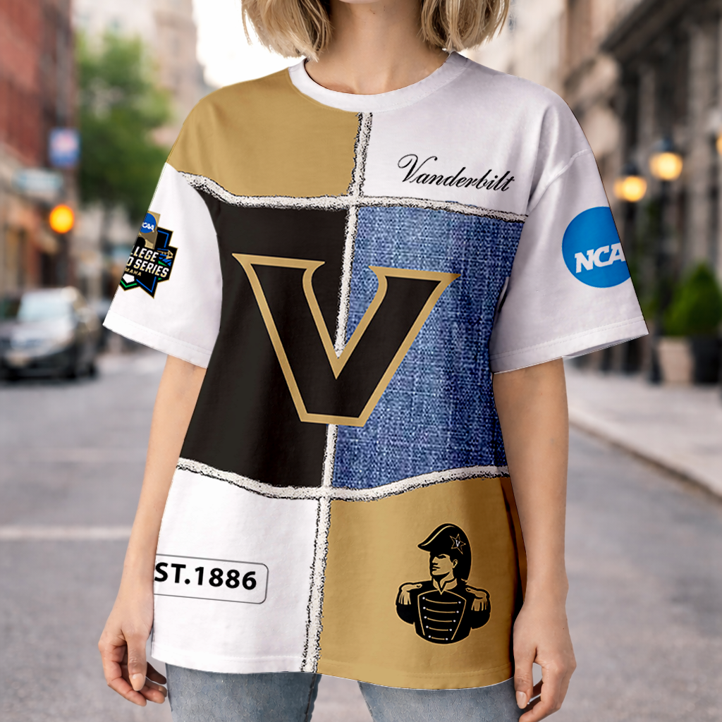 LIMITED EDITION - NEW CUSTOMIZED NCAA CWS17 VDC VANDERBILT COMMODORES HOODIE, T-SHIRTS, ZIP HOODIE, SWEATSHIRTS & POLO SHIRT