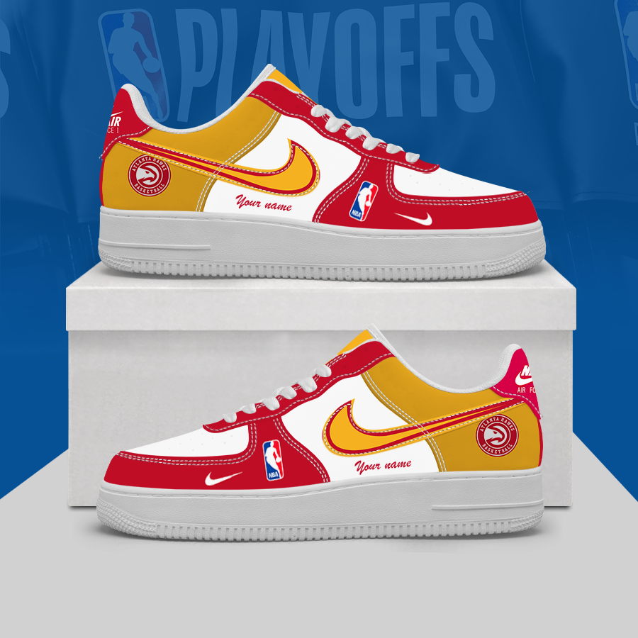 [HOT DEAL] NEW CUSTOMIZED NBA17 AHA ATLANTA HAWKS AF1 SHOES
