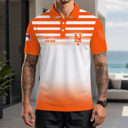 [FLASH SALE] NEW CUSTOMIZED MLB17 NYM NEW YORK METS POLO SHIRT