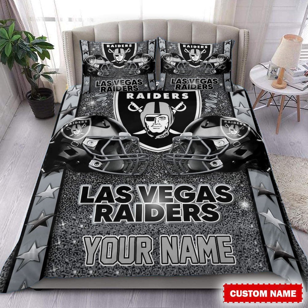 LIMITED EDITION - NEW PREMIUM NFL07 LVR LAS VEGAS RAIDERS BEDDING SET