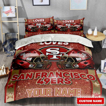 LIMITED EDITION - NEW PREMIUM NFL11 SF49 SAN FRANCISCO 49ERS BEDDING SET