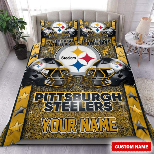 LIMITED EDITION - NEW PREMIUM NFL14 PSB PITTSBURGH STEELERS BEDDING SET