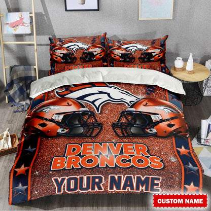 LIMITED EDITION - NEW PREMIUM NFL13 DVB DENVER BRONCOS BEDDING SET