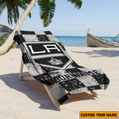 LIMITED EDITION - NEW CUSTOMIZED NHL16 LAK LOS ANGELES KINGS BEACH & BATH TOWEL