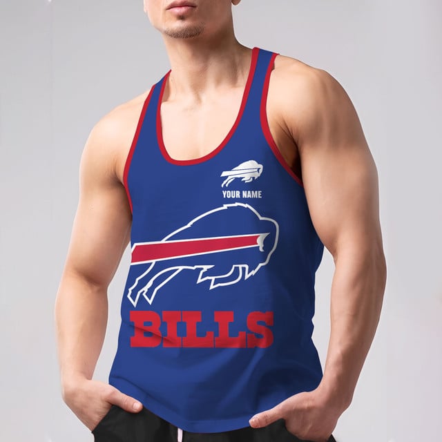 LIMITED EDITION - NEW CUSTOMIZED NFL03 BFB BUFFALO BILLS UNISEX TANK TOP