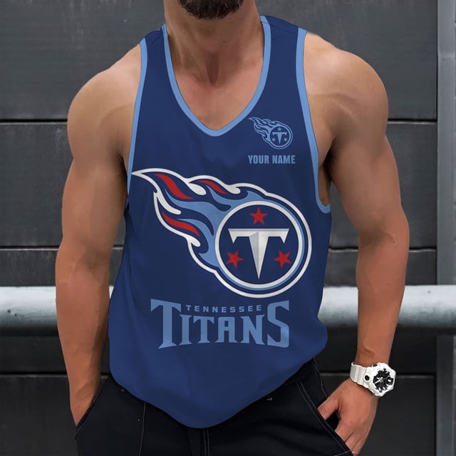 LIMITED EDITION - NEW CUSTOMIZED NFL31 TST TENNESSEE TITANS UNISEX TANK TOP