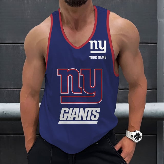 LIMITED EDITION - NEW CUSTOMIZED NFL32 NYG NEW YORK GIANTS UNISEX TANK TOP