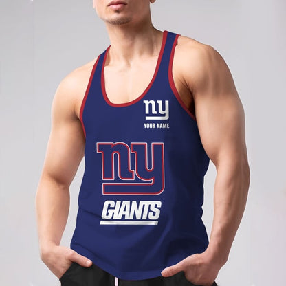 LIMITED EDITION - NEW CUSTOMIZED NFL32 NYG NEW YORK GIANTS UNISEX TANK TOP