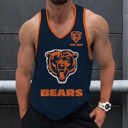 LIMITED EDITION - NEW CUSTOMIZED NFL26 CCB CHICAGO BEARS UNISEX TANK TOP