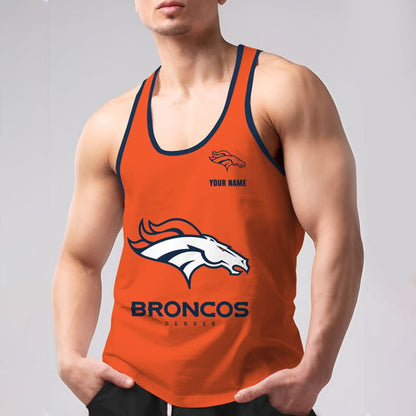 LIMITED EDITION - NEW CUSTOMIZED NFL13 DVB DENVER BRONCOS UNISEX TANK TOP