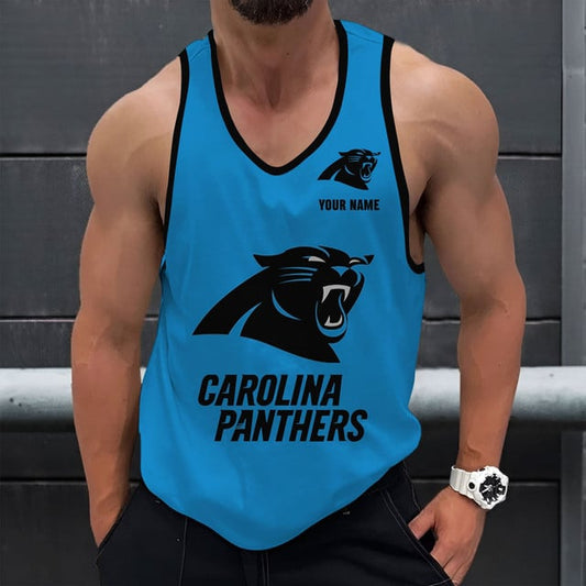 LIMITED EDITION - NEW CUSTOMIZED NFL23 CLP CAROLINA PANTHERS UNISEX TANK TOP