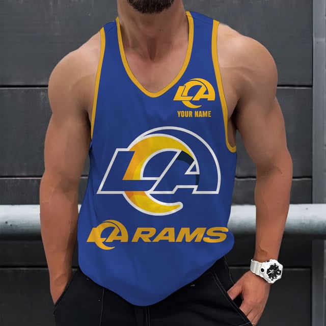 LIMITED EDITION - NEW CUSTOMIZED NFL22 LAR LOS ANGELES RAMS UNISEX TANK TOP