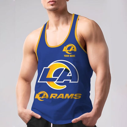 LIMITED EDITION - NEW CUSTOMIZED NFL22 LAR LOS ANGELES RAMS UNISEX TANK TOP