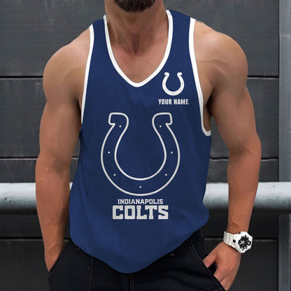 LIMITED EDITION - NEW CUSTOMIZED NFL17 IDC INDIANAPOLIS COLTS UNISEX TANK TOP