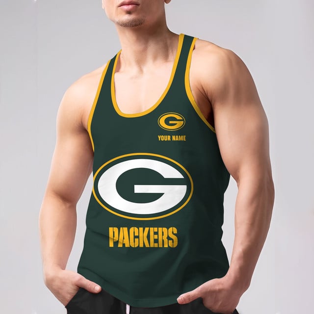 LIMITED EDITION - NEW CUSTOMIZED NFL08 GBP GREEN BAY PACKERS UNISEX TANK TOP