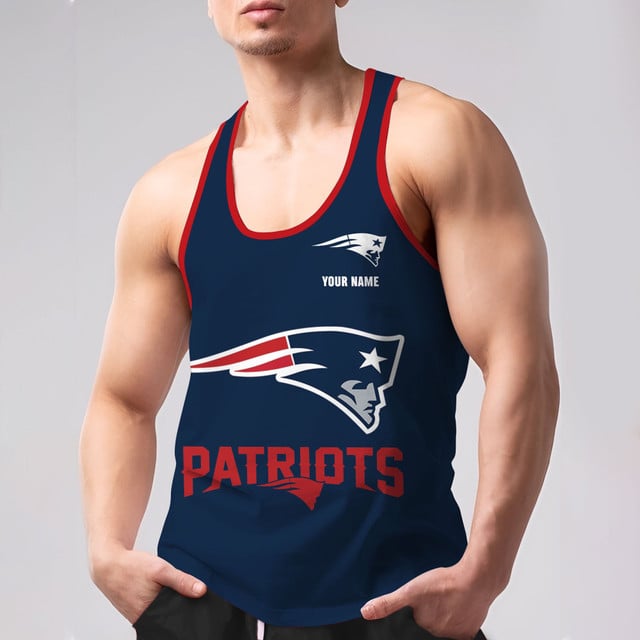 LIMITED EDITION - NEW CUSTOMIZED NFL27 NEP NEW ENGLAND PATRIOTS UNISEX TANK TOP