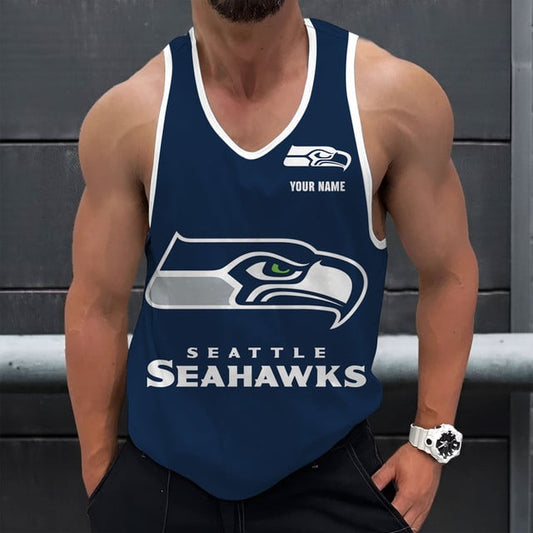 LIMITED EDITION - NEW CUSTOMIZED NFL06 SSH SEATTLE SEAHAWKS UNISEX TANK TOP