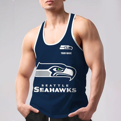 LIMITED EDITION - NEW CUSTOMIZED NFL06 SSH SEATTLE SEAHAWKS UNISEX TANK TOP