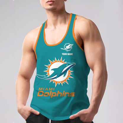 LIMITED EDITION - NEW CUSTOMIZED NFL19 MDP MIAMI DOLPHINS UNISEX TANK TOP