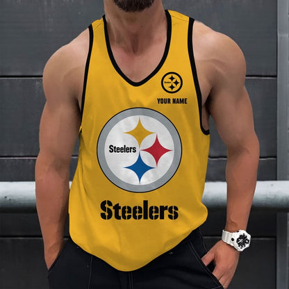 LIMITED EDITION - NEW CUSTOMIZED NFL14 PSB PITTSBURGH STEELERS UNISEX TANK TOP