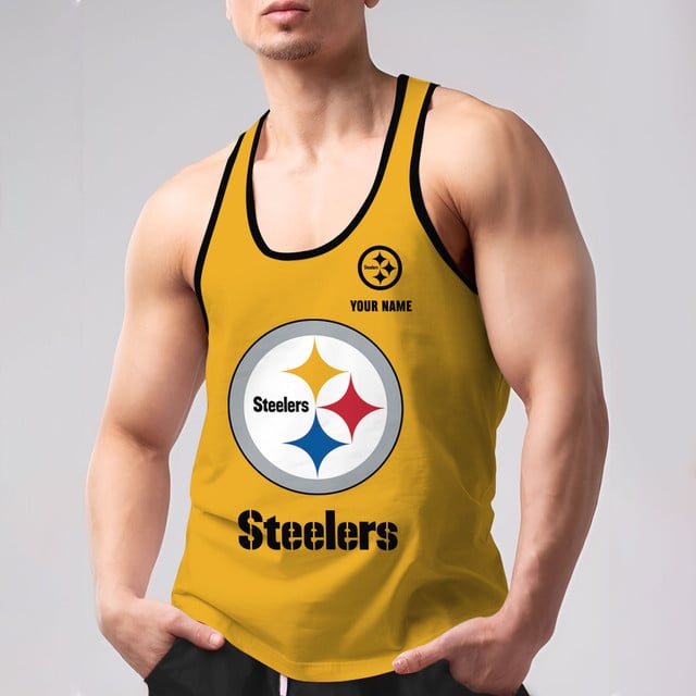 LIMITED EDITION - NEW CUSTOMIZED NFL14 PSB PITTSBURGH STEELERS UNISEX TANK TOP