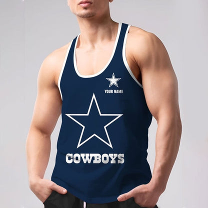 LIMITED EDITION - NEW CUSTOMIZED NFL21 DCB DALLAS COWBOYS UNISEX TANK TOP