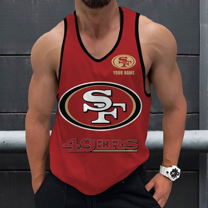LIMITED EDITION - NEW CUSTOMIZED NFL11 SF49 SAN FRANCISCO 49ERS UNISEX TANK TOP