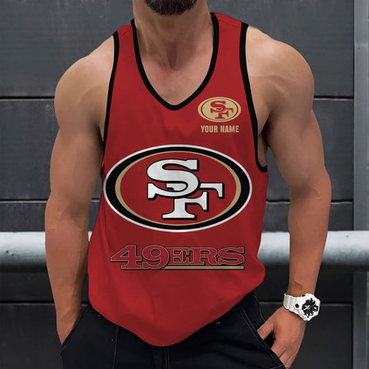 LIMITED EDITION - NEW CUSTOMIZED NFL11 SF49 SAN FRANCISCO 49ERS UNISEX TANK TOP