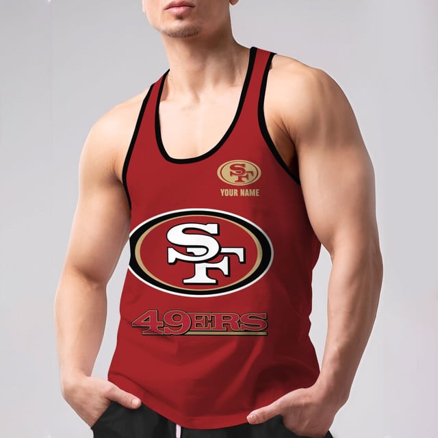 LIMITED EDITION - NEW CUSTOMIZED NFL11 SF49 SAN FRANCISCO 49ERS UNISEX TANK TOP