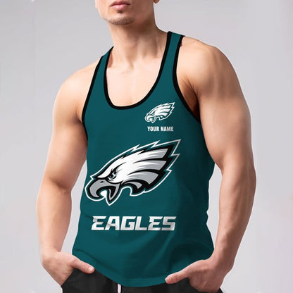 LIMITED EDITION - NEW CUSTOMIZED NFL02 PPE PHILADELPHIA EAGLES UNISEX TANK TOP