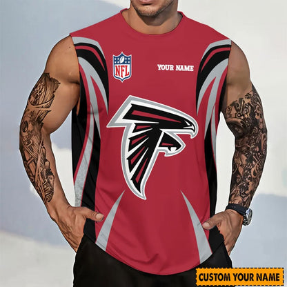 [SPECIAL OFFER] NEW CUSTOMIZED NFL18 ATF ATLANTA FALCONS TANKTOP & GYM SHIRT
