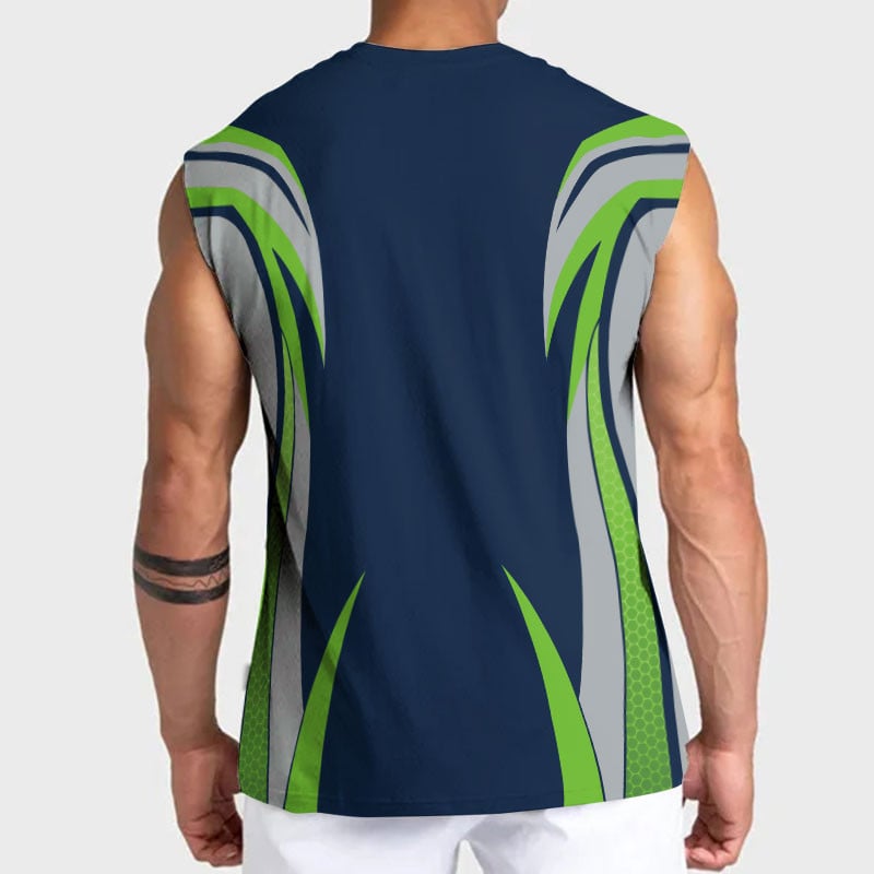 [SPECIAL OFFER] NEW CUSTOMIZED NFL06 SSH SEATTLE SEAHAWKS TANKTOP & GYM SHIRT