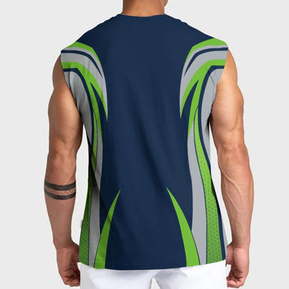 [SPECIAL OFFER] NEW CUSTOMIZED NFL06 SSH SEATTLE SEAHAWKS TANKTOP & GYM SHIRT