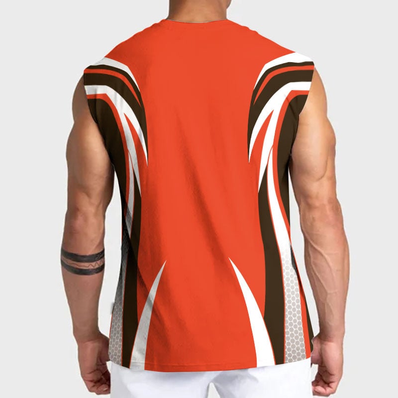 [SPECIAL OFFER] NEW CUSTOMIZED NFL29 CLB CLEVELAND BROWNSTANKTOP & GYM SHIRT