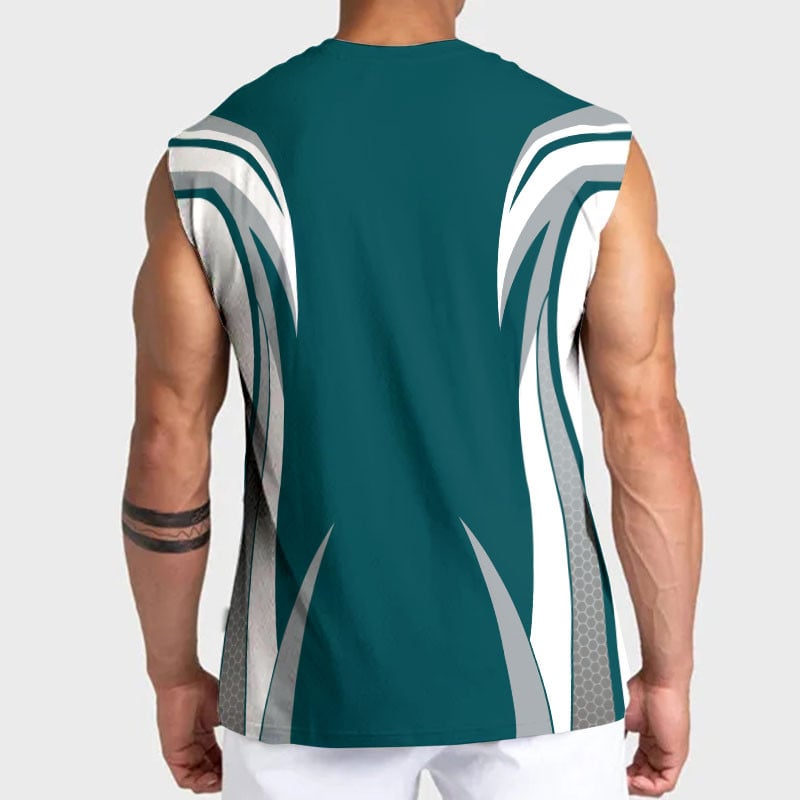 [SPECIAL OFFER] NEW CUSTOMIZED NFL02 PPE PHILADELPHIA EAGLES TANKTOP & GYM SHIRT
