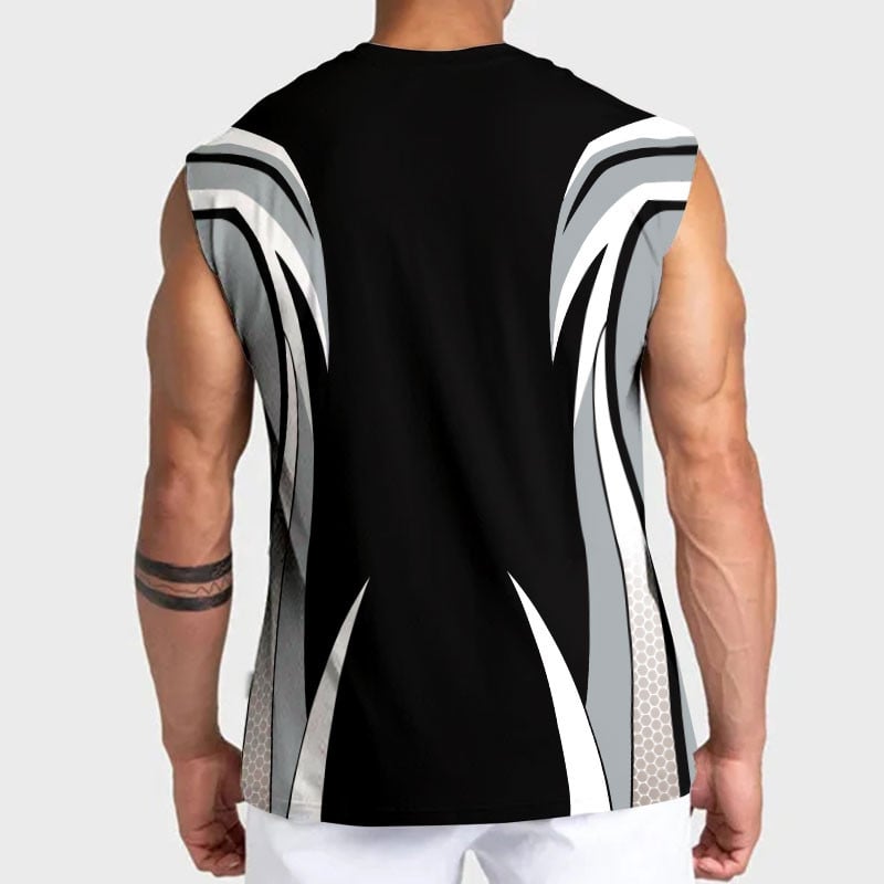 [SPECIAL OFFER] NEW CUSTOMIZED NFL07 LVR LAS VEGAS RAIDERS TANKTOP & GYM SHIRT