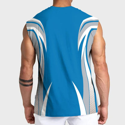 [SPECIAL OFFER] NEW CUSTOMIZED NFL04 DTL DETROIT LIONS TANKTOP & GYM SHIRT