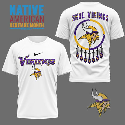 LIMITED EDITION - NEW CUSTOMIZED NFL05 MVK MINNESOTA VIKINGS 3D SHIRT