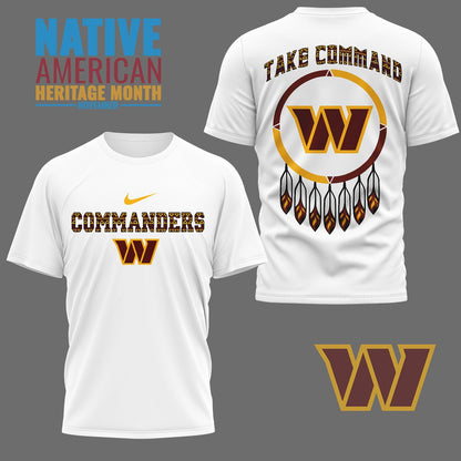 LIMITED EDITION - NEW CUSTOMIZED NFL12 WTC WASHINGTON COMMANDERS 3D SHIRT