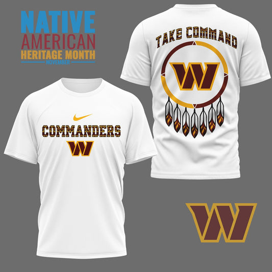 LIMITED EDITION - NEW CUSTOMIZED NFL12 WTC WASHINGTON COMMANDERS 3D SHIRT