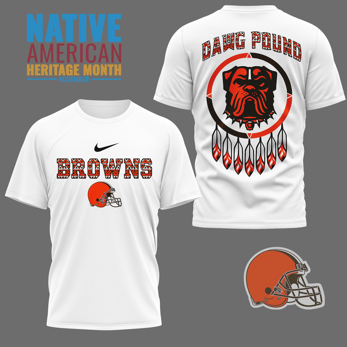LIMITED EDITION - NEW CUSTOMIZED NFL29 CLB CLEVELAND BROWNS 3D SHIRT