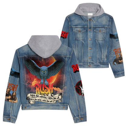 LIMITED EDITION - NEW CUSTOMIZED RUSH HOODED DENIM JACKET