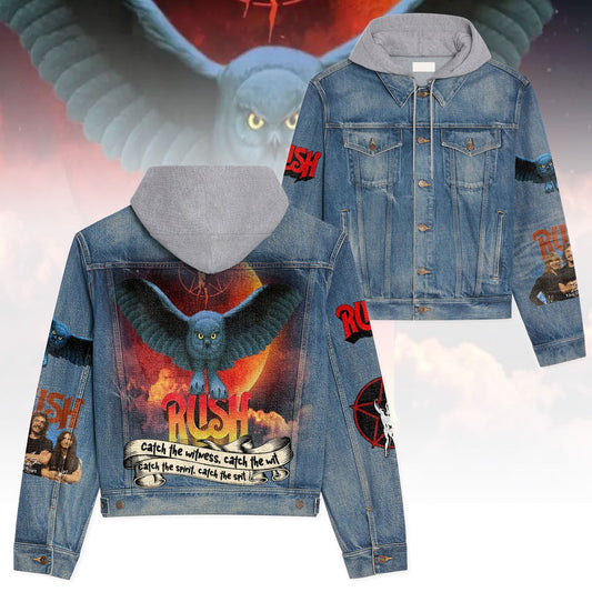 LIMITED EDITION - NEW CUSTOMIZED RUSH HOODED DENIM JACKET